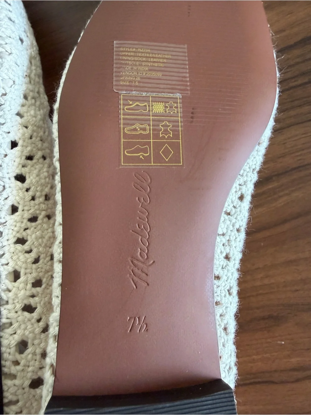 Madewell no box